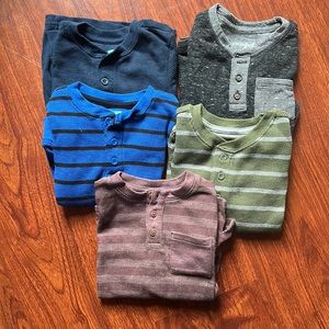 3T boys long sleeve thermals. Soft and gently worn. 7 tees total.